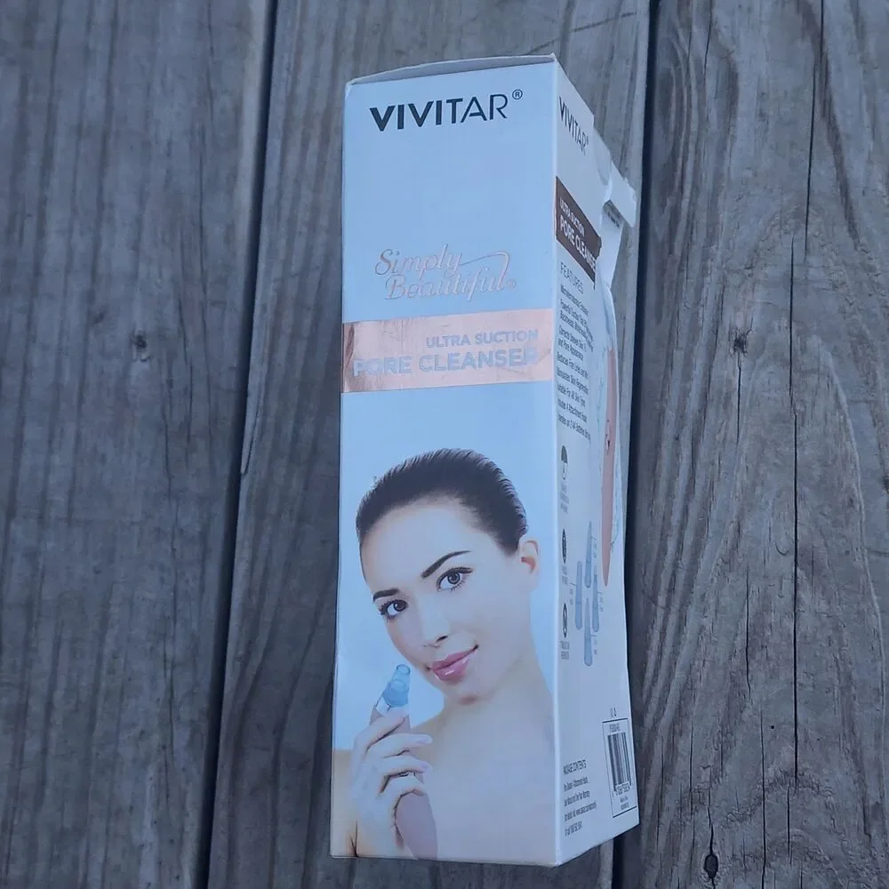 Vivitar Rose Gold Ultra Suction Facial Pore Cleanser Exfoliator Acne Blackheads